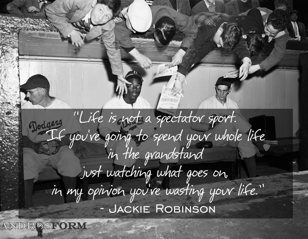 Jackie Robinson: Life Quote – The Black Art Depot